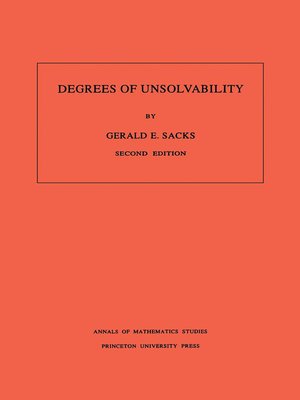 cover image of Degrees of Unsolvability
